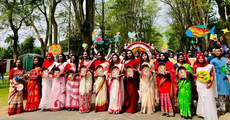 রাজশাহী বিশ্ববিদ্যালয়ে বাংলা নববর্ষ বরণ